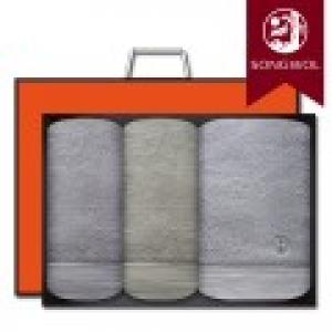 송월타올 호텔컬렉션 클래식 바스1장+세면2장 선물세트(박스+쇼핑백 포함)