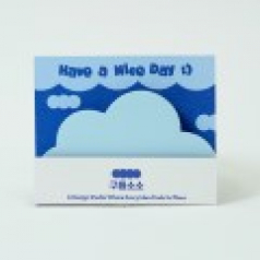 디귿자 간지형 구름메모잇