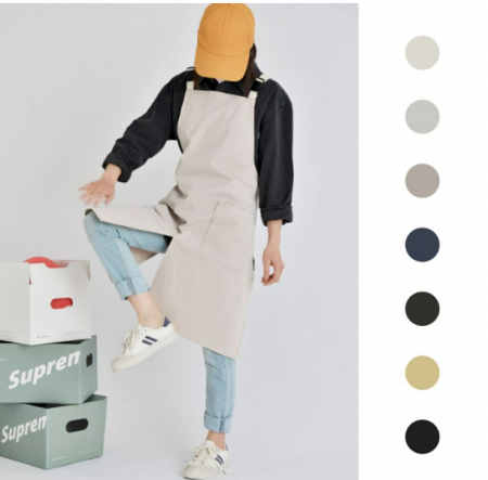 편한 앞트임 앞치마 카페 어린이집 미술 미용실 공방 네일샵 공방 행사 #3