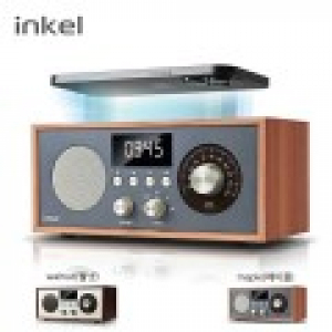 인켈 15W 고속무선충전시계 휴대용 블루투스스피커 라디오 SIGNAL