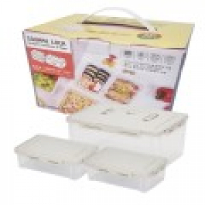 빌로우 스퀘어락 3종   580ml 2EA  3000ml 1EA (손잡이 박스)