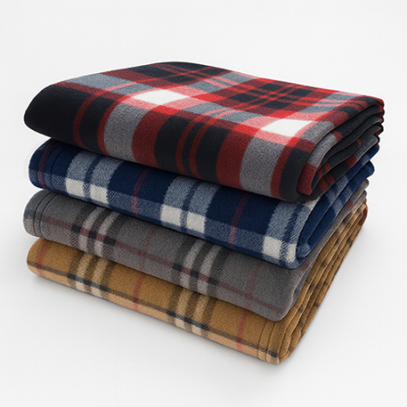 대형 체크패턴 폴라폴리스 체크담요 담요 무릎담요 150cm x 100cm // 인쇄제작가능 #6