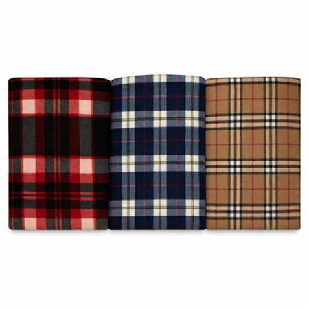 대형 체크패턴 폴라폴리스 체크담요 담요 무릎담요 150cm x 100cm // 인쇄제작가능 #8