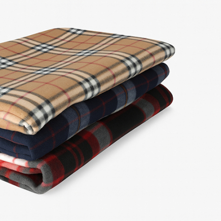 대형 체크패턴 폴라폴리스 체크담요 담요 무릎담요 150cm x 100cm // 인쇄제작가능 #9