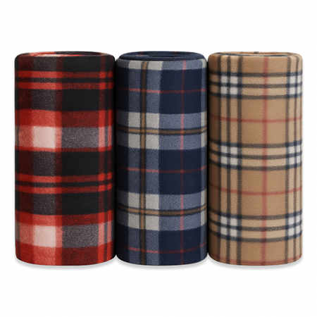 대형 체크패턴 폴라폴리스 체크담요 담요 무릎담요 150cm x 100cm // 인쇄제작가능 #10