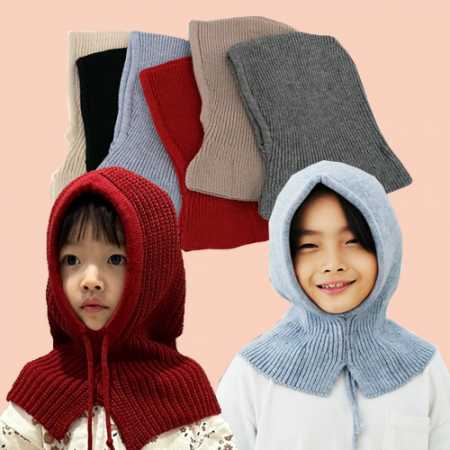 KC인증 유아 아동 니트 바라클라바 넥워머 #3