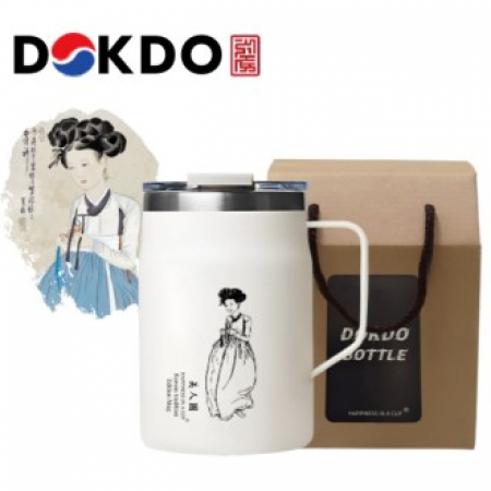 한국전통 민화 미인도 파우더 머그컵 독도보틀 480ml #2