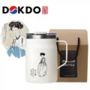 한국전통 민화 미인도 파우더 머그컵 독도보틀 480ml