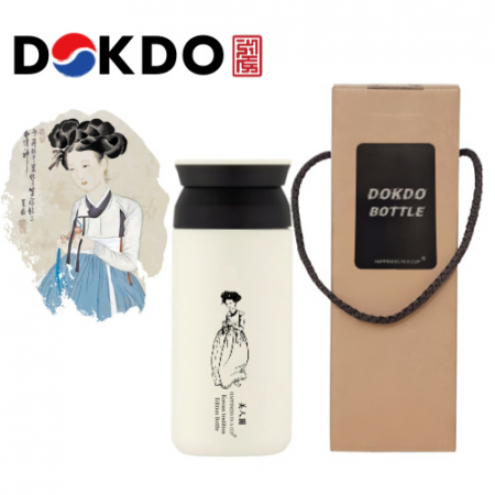 한국전통 민화 미인도 텀블러 독도보틀 트레블 350ml #4