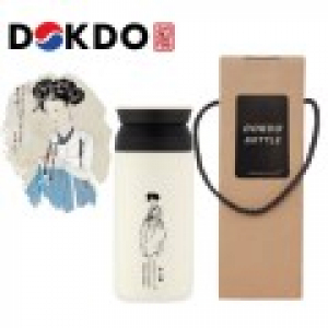 한국전통 민화 미인도 텀블러 독도보틀 트레블 350ml