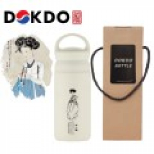 한국전통 민화 미인도 텀블러 독도보틀 데이오프 350ml