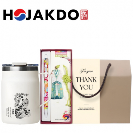 한국전통 호작도 머그 독도보틀 그란데 선물용 #3