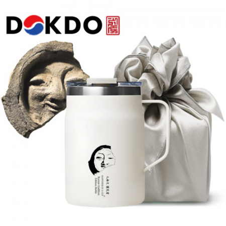 한국전통 신라의 미소 파우더 머그컵 독도보틀 480ml 보자기포장 선물세트 #3