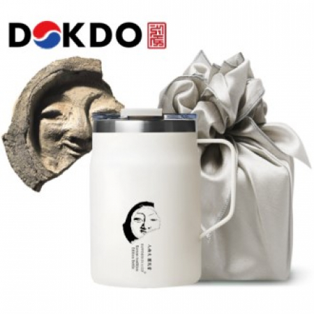 한국전통 신라의 미소 파우더 머그컵 독도보틀 480ml 보자기포장 선물세트 #2