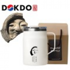 한국전통 얼굴무늬 수막새 신라의 미소 파우더 머그 480ml