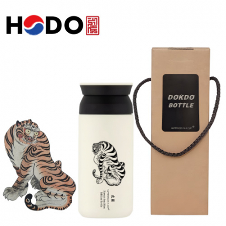 한국전통 민화 호랑이텀블러 독도보틀 트레블 350ml 호작도 호랑이 기념품 #4