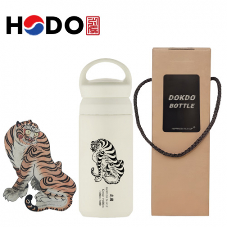 한국전통 민화 호랑이텀블러 독도보틀 데이오프350ml 호작도 호랑이 기념품 #4