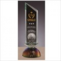 골프 크리스탈 트로피2