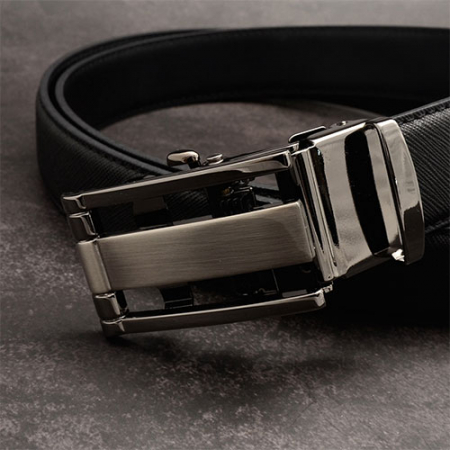 남자 가죽벨트 자동벨트 버클 심플엣지 #3