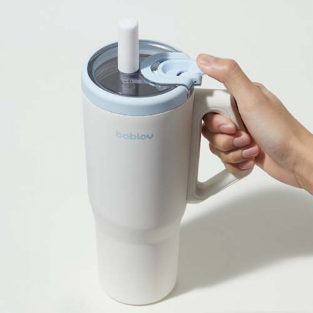 바블로브 인피니티 보온보냉 대용량 빨대 316고급스텐텀블러 1090ml (쇼핑백포함) #7