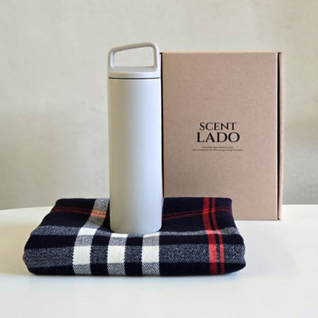 센트라도 국산 항공담요+타임 핸들 텀블러 세트 #4