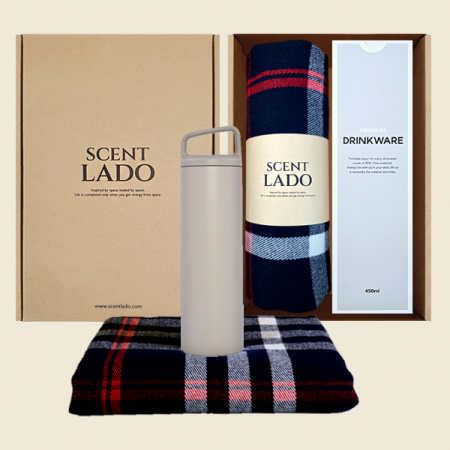 센트라도 국산 항공담요+타임 핸들 텀블러 세트 #6