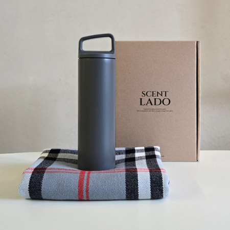 센트라도 국산 항공담요+타임 핸들 텀블러 세트 #3