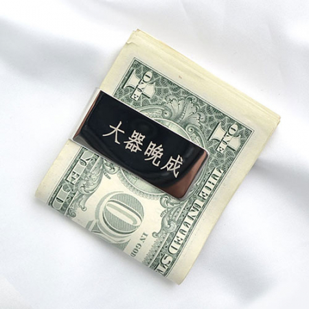 이니셜 각인 금속 머니클립 #6