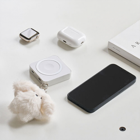 모노트 3in1 충전 메탈 맥세이프 보조배터리 5000mAh 애플워치 각인 MPB301 #5