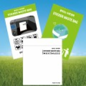 붙여쓰는 스티커 쓰레기봉투(1매입)