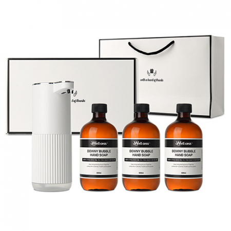 WG-103B 버블 손세정제 자동 디스펜서 1개 + 버블 핸드워시 리필 3개 (500ml) #3