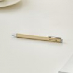 금속아저씨 골드 스틸 이니셜 각인 선물용 비즈니스 볼펜 선물