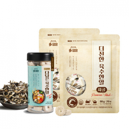 다담은 육수한알 멸치육수 한우사골세트 100정 #4