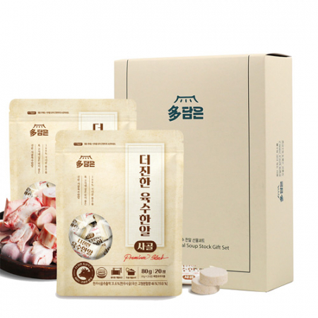 다담은 육수한알 멸치육수 한우사골세트 100정 #6