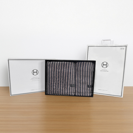 송월타올 호텔컬렉션 스트라이프 솔리드 기프트세트(솔리드68바스1+솔리드44세면1)+쇼핑백 #4