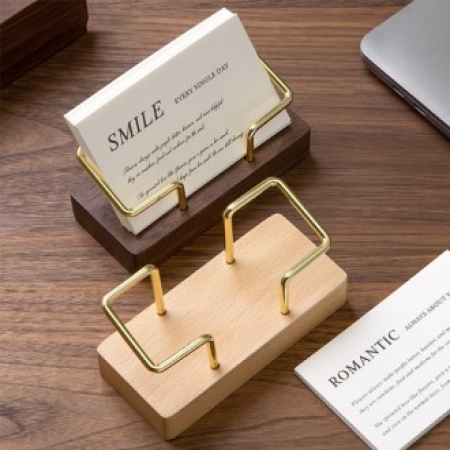 럭셔리 원목 명함꽂이 명함 홀더 명함거치대 #2