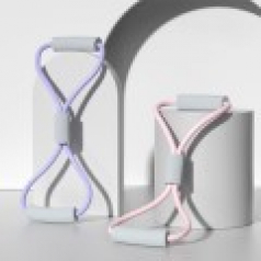 스트래칭 탄성밴드 백 풀링 오픈 백 요가 8자 로프