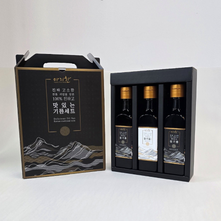 아리찬 맛있는 참기름 2p 들기름 1p 세트 #3