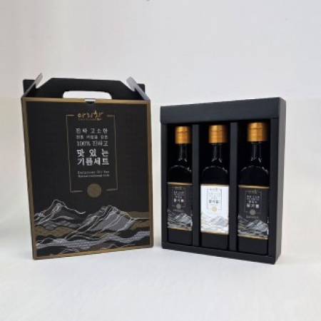 아리찬 맛있는 참기름 2p 들기름 1p 세트 #2