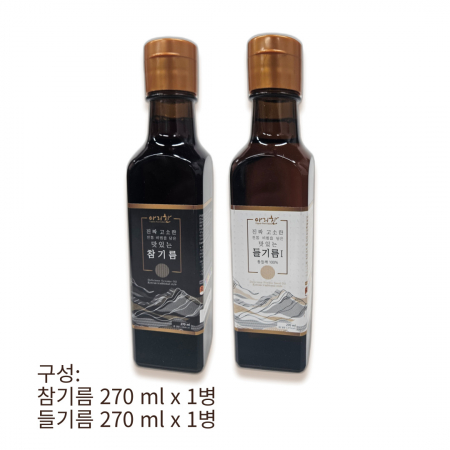 아리찬 맛있는 참기름 들기름 세트 #4