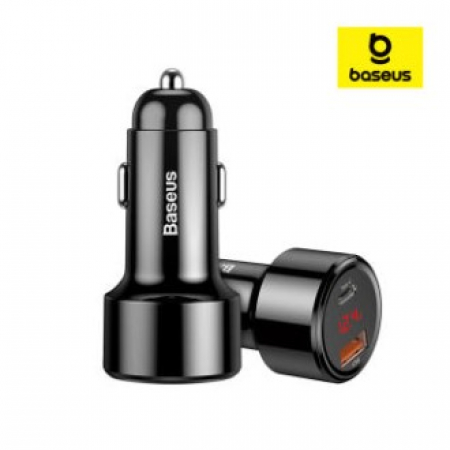 베이스어스 차량용 충전기 자동차 듀얼 USB C타입 고속 시거잭 U+C 45W PPS #2