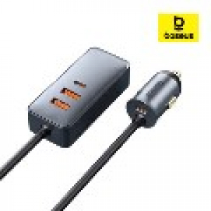 베이스어스 차량용 충전기 초고속 멀티 자동차 시거잭 4포트 2U+2C 120W PPS