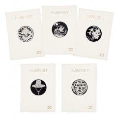 한지가죽 명함지갑 나전칠기 아이보리 카드지갑 한국 전통 공예품 외국인 선물 비건가죽