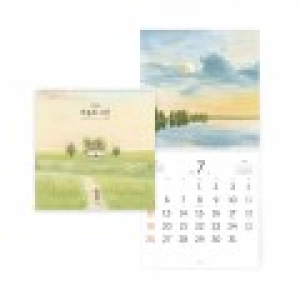 2026년 벽걸이 달력 마음의 시선 300x300 / 중간 스프링