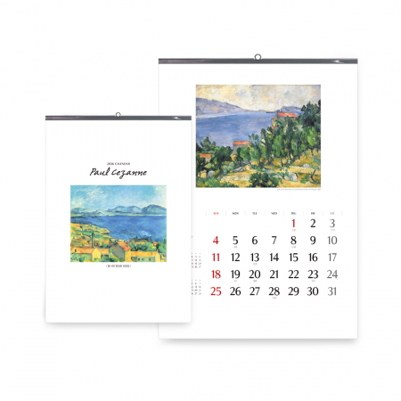 2026년 벽걸이 달력 폴 세잔 풍경화 모음집 380x530 #3