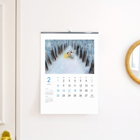 2026년 벽걸이 달력 백수정 작가 작품집 380x530 #4