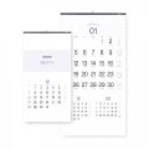 2026년 벽걸이 달력 모눈캘린더 380x700