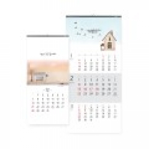 2026년 벽걸이 달력 우리가 사는 삶이더라 황경희 작가 작품집 335x700 / 3단 달력