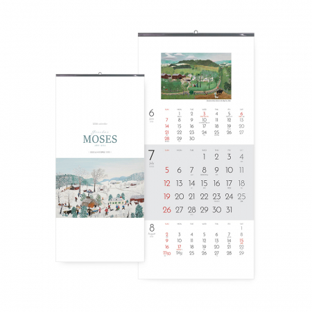 2026년 벽걸이 달력 그랜마 모지스 335x700 / 3단 달력 #3