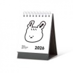 2026년 탁상달력랩찌 미니달력 90x135 / 기본 양면박 인쇄